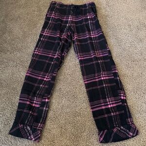 Victoria’s Secret Pink & Black Plaid Pajama Pants